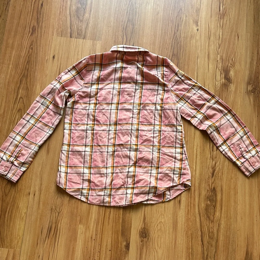 Girls Children’s Place Long Sleeve Plaid Shirt‎